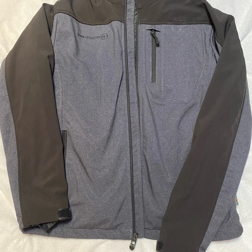 Free Country Men's Black and Dark Gray 3 in 1 System Jacket